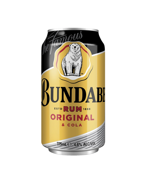 Bundaberg Rum & Cola Cans 375ml