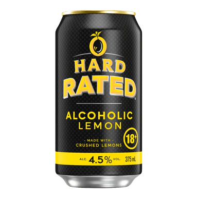 Hard Rated Cans 375ml (4x6)