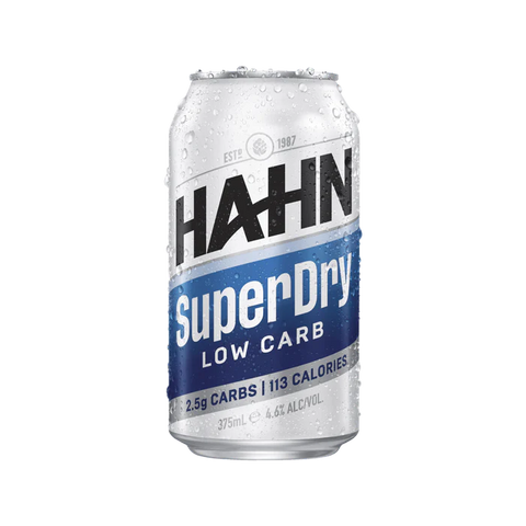 Hahn SuperDry Cans Block 375ml
