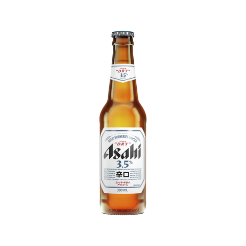 Asahi Super Dry 3.5% Bottle 330ml