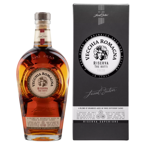 Vecchia Romagna Riserva Tre Botti 1820 Italian Brandy 700ml
