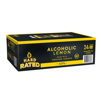 Hard Rated Cans 375ml (4x6)