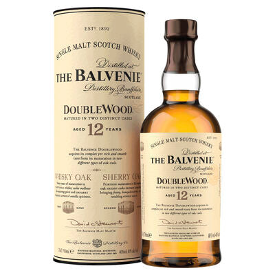 The Balvenie DoubleWood 12 Year Old Single Malt Scotch Whisky 700ml