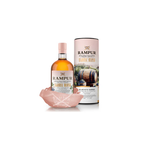 Rampur Barrel Blush Indian Single Malt Whisky Gift Pack 700ml