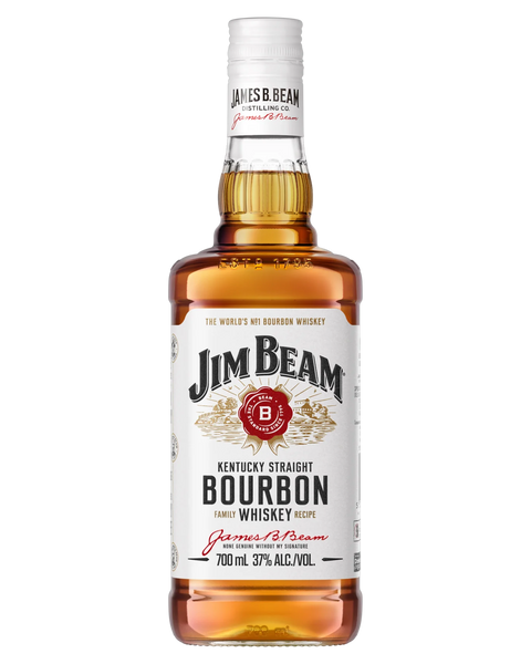 Jim Beam White Label Kentucky Straight Bourbon Whiskey 700ml