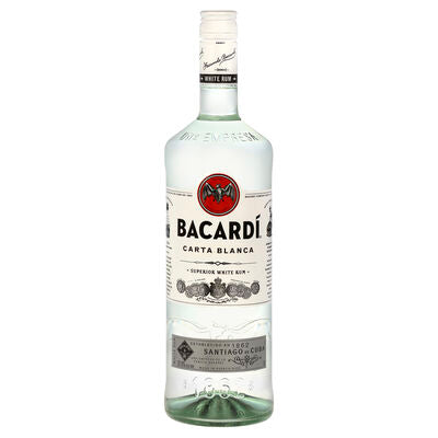 Bacardi Carta Blanca Rum 1L