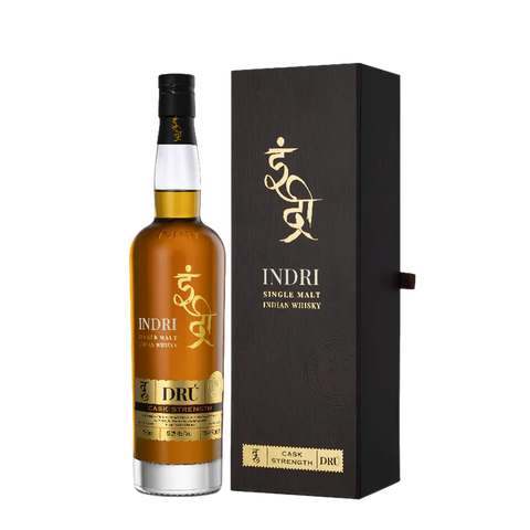 Indri Dru Cask Strength Single Malt Indian Whisky 700ml