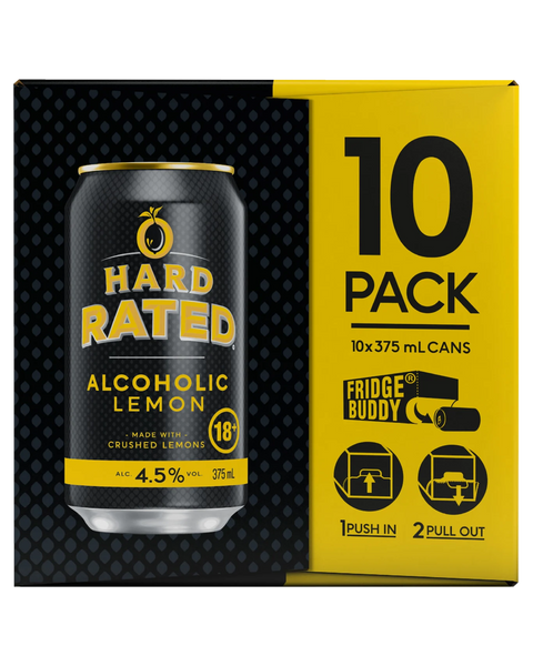 Hard Rated Cans 375ml (3x10)